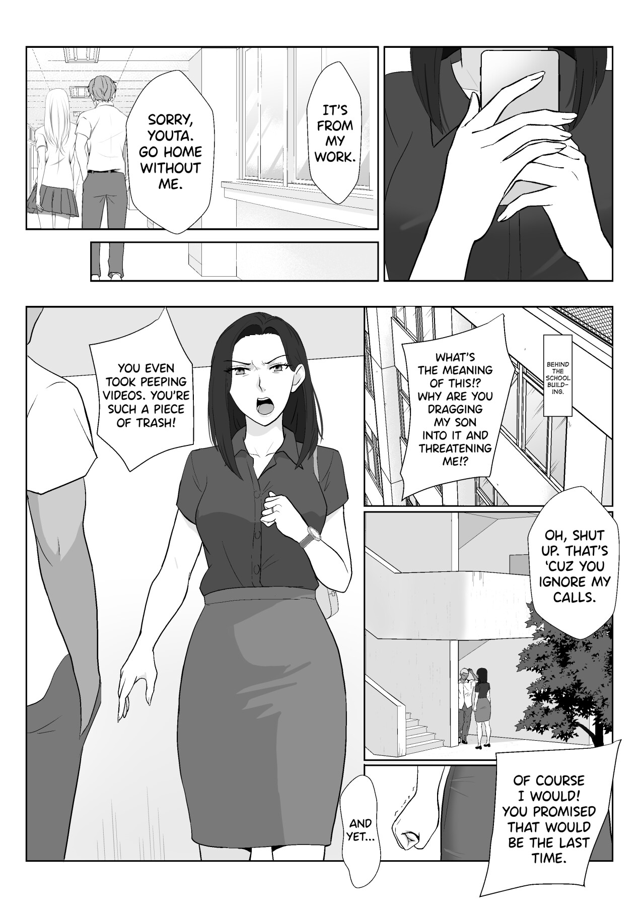 Hentai Manga Comic-An extra time when a career woman's mother was seduced by a delinquent-Read-10